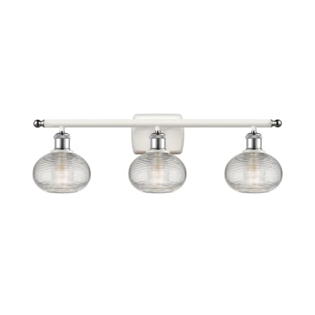 A large image of the Innovations Lighting 516-3W-8-26-Ithaca-Bathroom Vanity Light Alternate Image