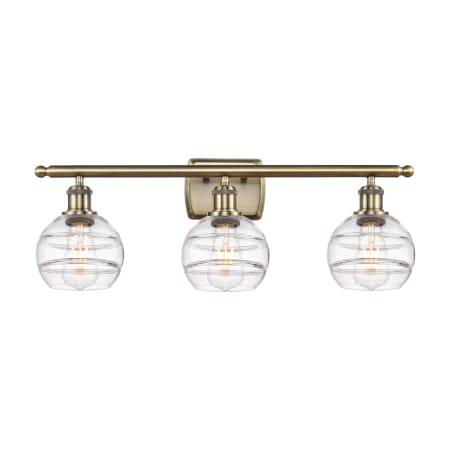 A large image of the Innovations Lighting 516-3W-9-26-Rochester-Bathroom Vanity Light Alternate Image