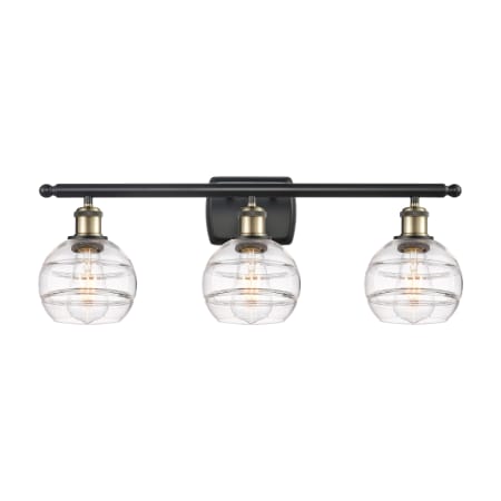 A large image of the Innovations Lighting 516-3W-9-26-Rochester-Bathroom Vanity Light Alternate Image