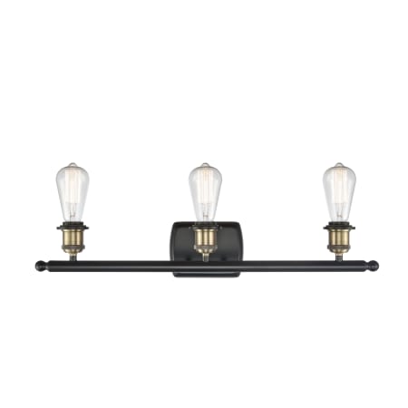 A large image of the Innovations Lighting 516-3W Bare Bulb Alternate Image