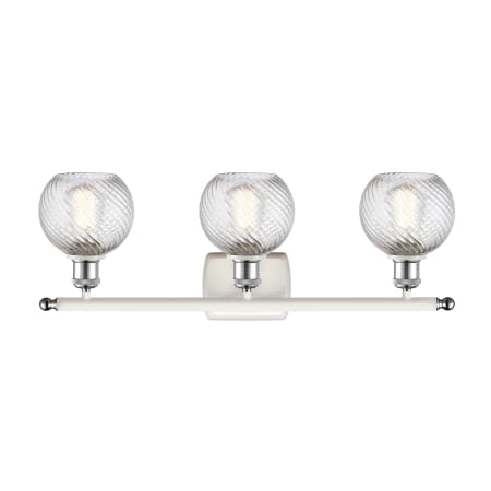 A large image of the Innovations Lighting 516-3W Small Deco Swirl Alternate View