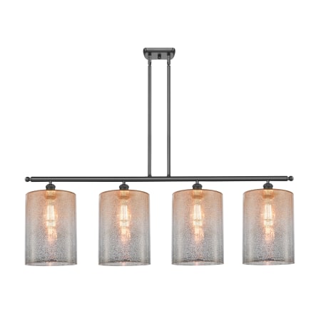 A large image of the Innovations Lighting 516-4I-10-48-L Cobbleskill Linear Oil Rubbed Bronze / Mercury