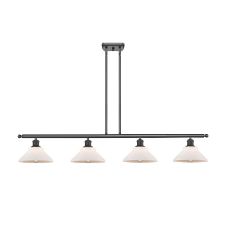 A large image of the Innovations Lighting 516-4I Orwell Oil Rubbed Bronze / Matte White