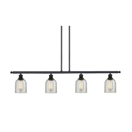 A large image of the Innovations Lighting 516-4I Caledonia Oil Rubbed Bronze / Mica