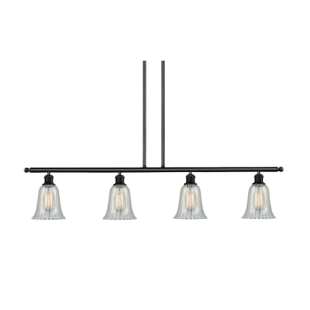 A large image of the Innovations Lighting 516-4I Hanover Oil Rubbed Bronze / Mouchette