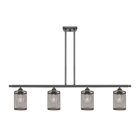 A large image of the Innovations Lighting 516-4I-10-48 Nestbrook Linear Oil Rubbed Bronze