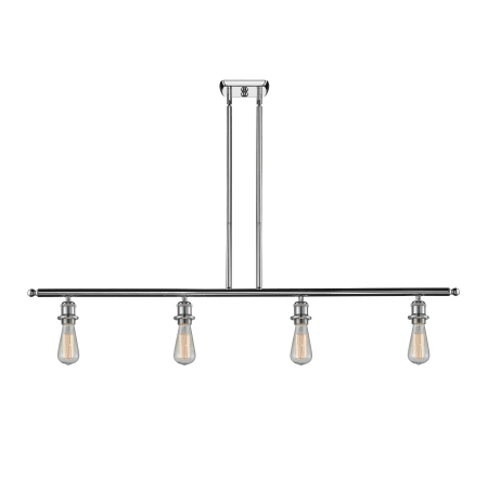 A large image of the Innovations Lighting 516-4I Bare Bulb Polished Chrome