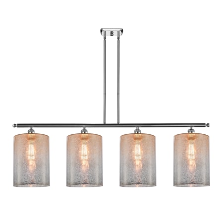 A large image of the Innovations Lighting 516-4I-10-48-L Cobbleskill Linear Polished Chrome / Mercury
