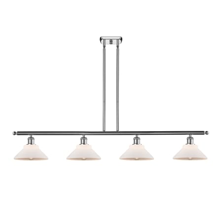 A large image of the Innovations Lighting 516-4I Orwell Polished Chrome / Matte White