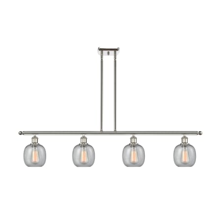 A large image of the Innovations Lighting 516-4I Belfast Polished Nickel / Seedy