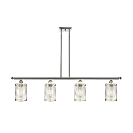 A large image of the Innovations Lighting 516-4I-10-48 Nestbrook Linear Polished Nickel