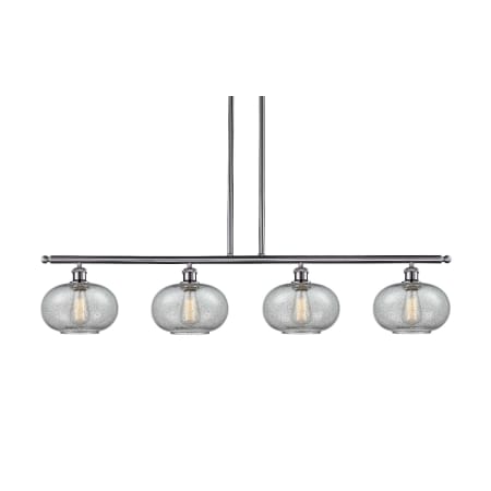 A large image of the Innovations Lighting 516-4I Gorham Brushed Satin Nickel / Charcoal