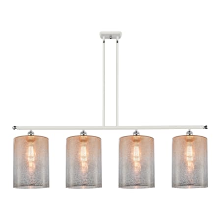 A large image of the Innovations Lighting 516-4I-10-48-L Cobbleskill Linear White and Polished Chrome / Mercury