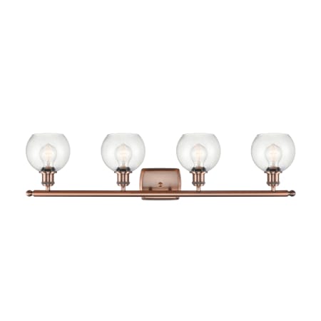 A large image of the Innovations Lighting 516-4W-10-36 Athens Vanity Alternate Image