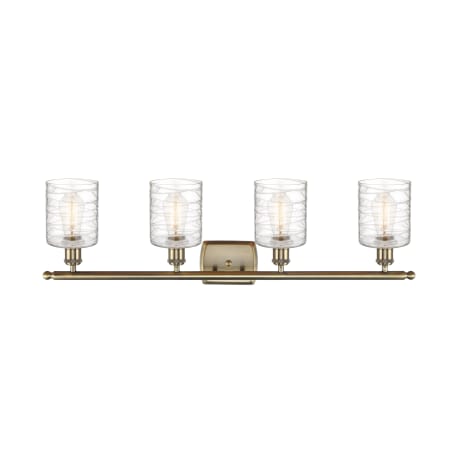 A large image of the Innovations Lighting 516-4W-11-36 Cobbleskill Vanity Alternate Image