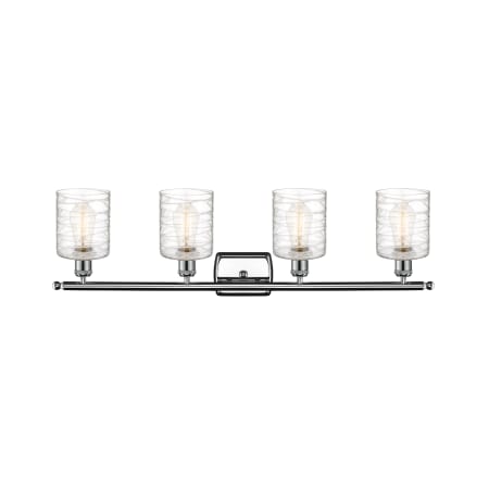 A large image of the Innovations Lighting 516-4W-11-36 Cobbleskill Vanity Alternate Image