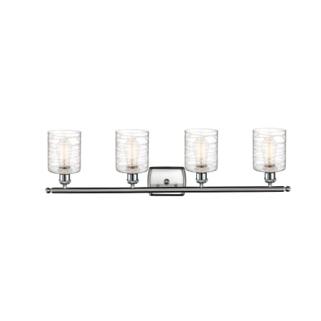 A large image of the Innovations Lighting 516-4W-11-36 Cobbleskill Vanity Alternate Image