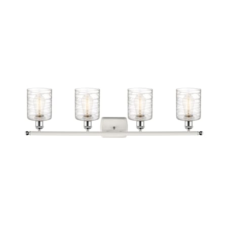 A large image of the Innovations Lighting 516-4W-11-36 Cobbleskill Vanity Alternate Image