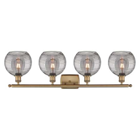 A large image of the Innovations Lighting 516-4W 11 38 Athens Deco Swirl Vanity Alternate Image