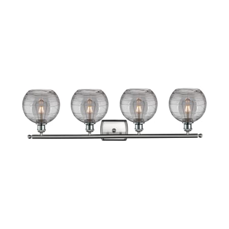 A large image of the Innovations Lighting 516-4W 11 38 Athens Deco Swirl Vanity Alternate Image