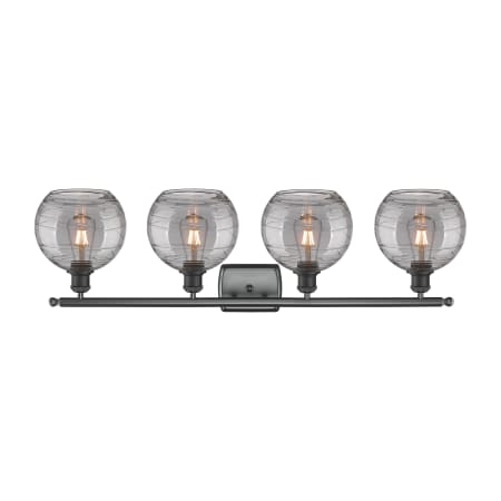 A large image of the Innovations Lighting 516-4W 11 38 Athens Deco Swirl Vanity Alternate Image