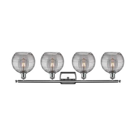 A large image of the Innovations Lighting 516-4W 11 38 Athens Deco Swirl Vanity Alternate Image