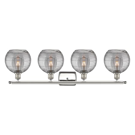 A large image of the Innovations Lighting 516-4W 11 38 Athens Deco Swirl Vanity Alternate Image