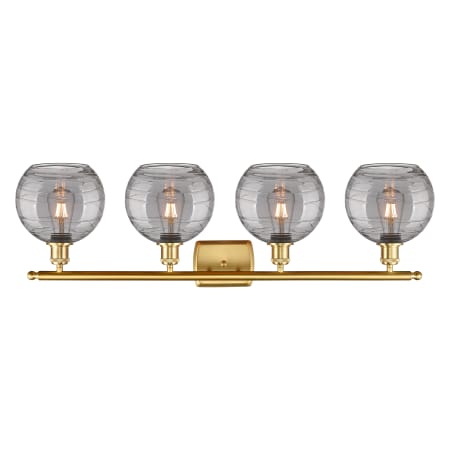 A large image of the Innovations Lighting 516-4W 11 38 Athens Deco Swirl Vanity Alternate Image