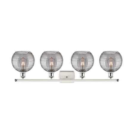 A large image of the Innovations Lighting 516-4W 11 38 Athens Deco Swirl Vanity Alternate Image