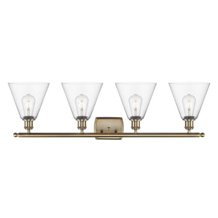 A large image of the Innovations Lighting 516-4W-11-38 Berkshire Vanity Alternate Image