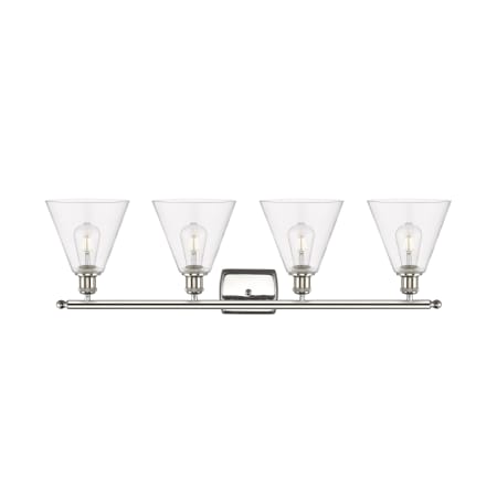 A large image of the Innovations Lighting 516-4W-11-38 Berkshire Vanity Alternate Image