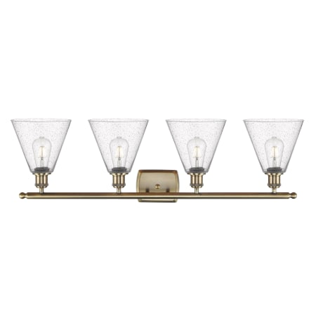 A large image of the Innovations Lighting 516-4W-12-38 Berkshire Vanity Alternate Image