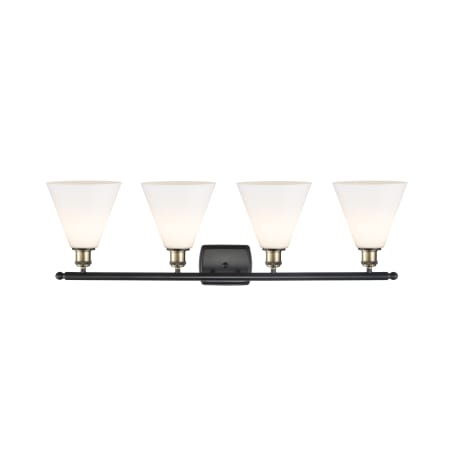 A large image of the Innovations Lighting 516-4W-12-38 Berkshire Vanity Alternate Image