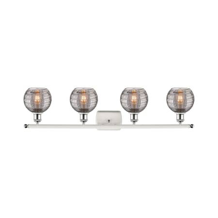 A large image of the Innovations Lighting 516-4W 9 36 Athens Deco Swirl Vanity Alternate Image