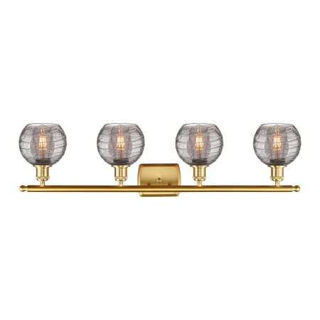 A large image of the Innovations Lighting 516-4W 9 36 Athens Deco Swirl Vanity Alternate Image