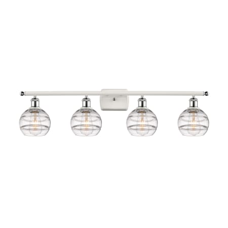 A large image of the Innovations Lighting 516-4W-9-36 Rochester Vanity Alternate Image