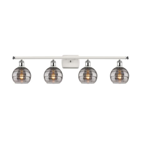 A large image of the Innovations Lighting 516-4W-9-36 Rochester Vanity Alternate Image