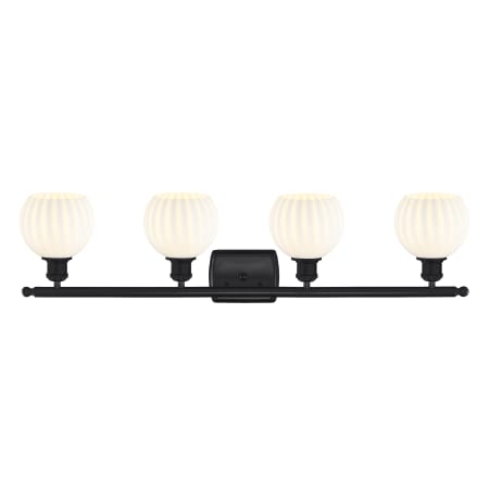 A large image of the Innovations Lighting 516-4W-9-36-White Venetian-Bathroom Vanity Light Alternate Image