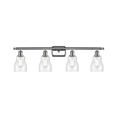 A large image of the Innovations Lighting 516-4W Ellery Polished Chrome / Seedy