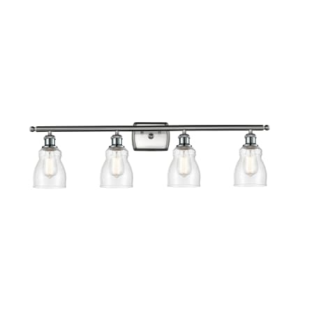 A large image of the Innovations Lighting 516-4W Ellery Brushed Satin Nickel / Seedy