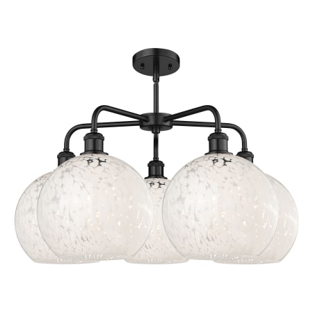 A large image of the Innovations Lighting 516-5C-18-28-White Mouchette-Indoor Chandelier Alternate Image