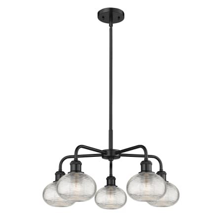 A large image of the Innovations Lighting 516-5CR-13-24 Ithaca Chandelier Alternate Image