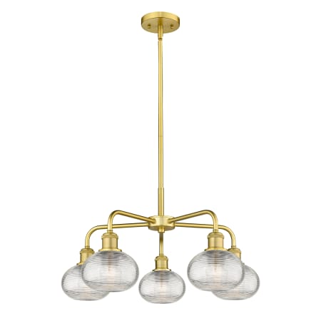 A large image of the Innovations Lighting 516-5CR-13-24 Ithaca Chandelier Alternate Image