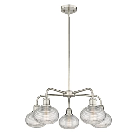 A large image of the Innovations Lighting 516-5CR-13-24 Ithaca Chandelier Alternate Image