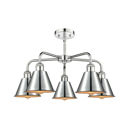 A large image of the Innovations Lighting 516-5CR-14-25 Ballston Chandelier Alternate image