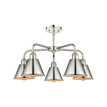 A large image of the Innovations Lighting 516-5CR-14-25 Ballston Chandelier Alternate image