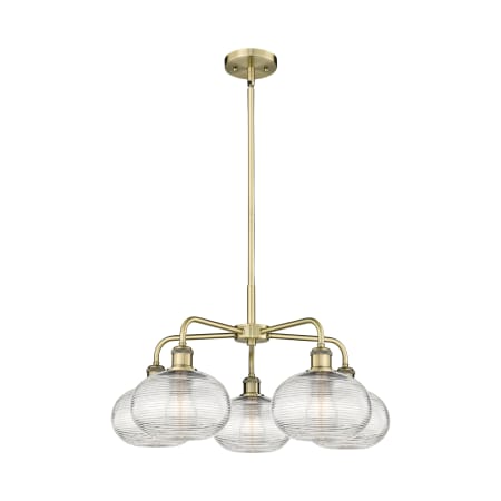 A large image of the Innovations Lighting 516-5CR-14-26 Ithaca Chandelier Alternate Image