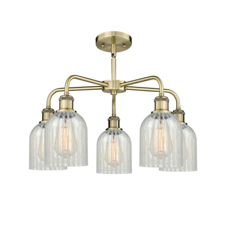 A large image of the Innovations Lighting 516-5CR-15-23 Caledonia Chandelier Alternate image