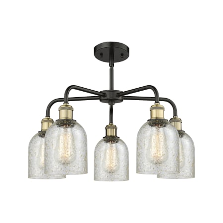 A large image of the Innovations Lighting 516-5CR-15-23 Caledonia Chandelier Alternate image