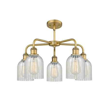 A large image of the Innovations Lighting 516-5CR-15-23 Caledonia Chandelier Alternate image